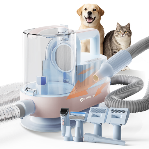 Tondeuse pour chien PETGUGU M1 Pro avec aspirateur pour poils d’animaux