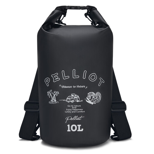 PELLIOT Obsidian Black 10L Waterproof Bag
