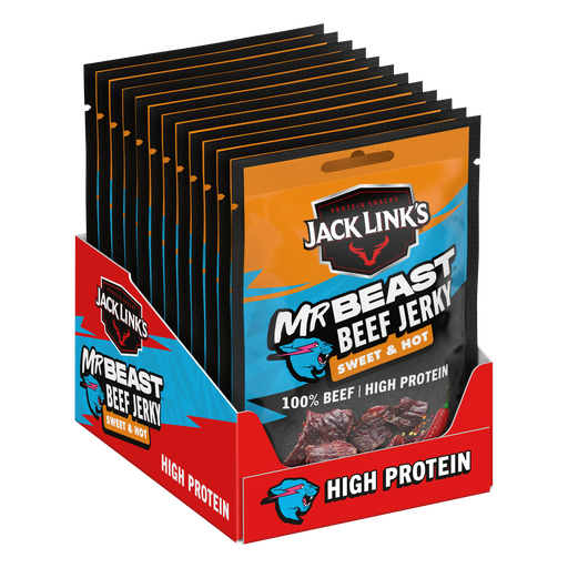 Jack Link's Beef Jerky Sweet & Hot 12 x 25g