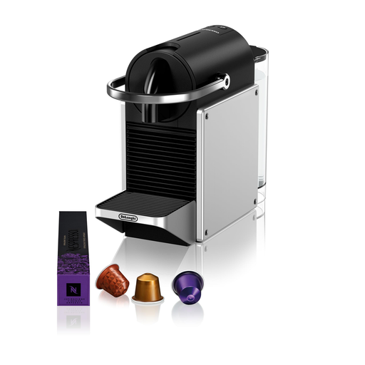 NESPRESSO DE’LONGHI Pixie Silver Original Capsule Machine