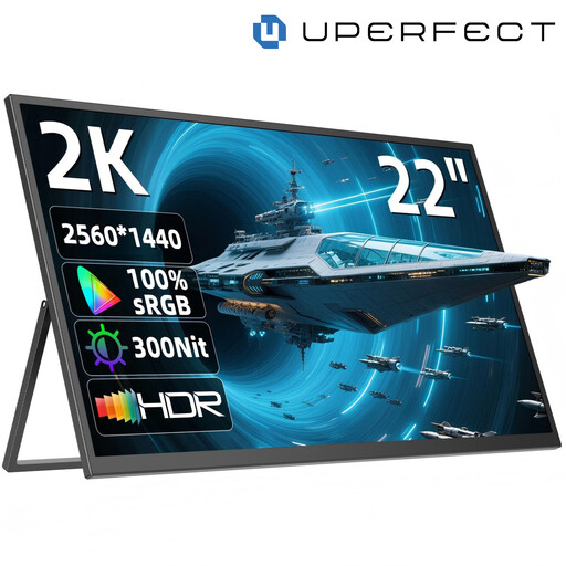 UPERFECT 22" 2K Portable Monitor
