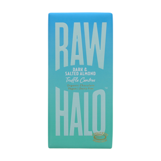 Raw Halo Dark Salt Almond Truffle Bar 90g