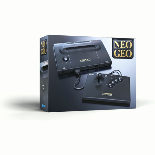 NeoGeo AES+ Console - Black, Includes Wired Arcade Stick