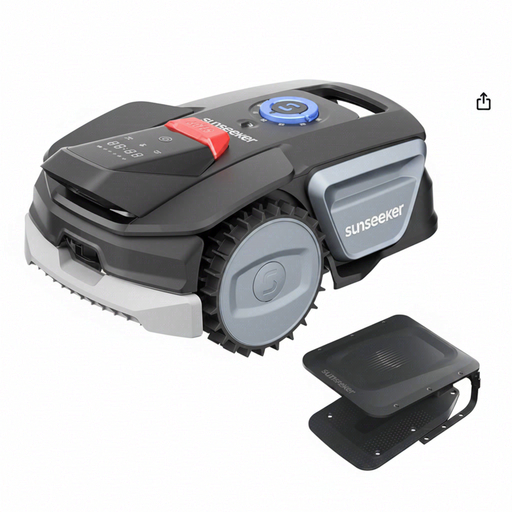 Sunseeker V1 avec Garage, Robot Tondeuse sans Fil