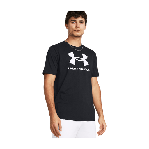 Under Armour Men's T-Shirt Short Sleeve Black Sportstyle Collection L