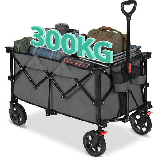 Chariot utilitaire pliable 200L, capacité 300KG