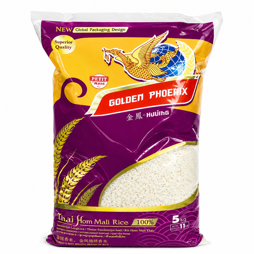 GOLDEN PHOENIX Thai Jasmine Rice Aromatic Rice 5kg