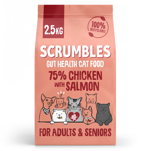 Scrumbles Dry Cat Food Salmon