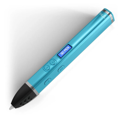 Filapen Premium 3D Pencil Set Blue – PCL Filament, No Risk of Melting, Ages 8+, 25m Filament + Templates