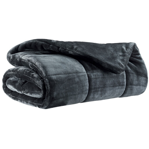 Betender ash-grey throw blanket 130 × 180 cm