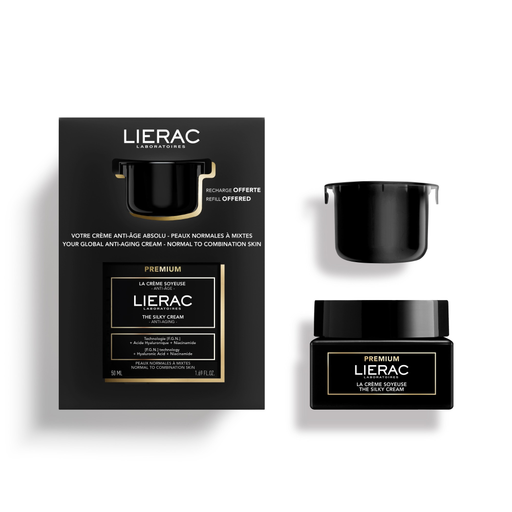 LIERAC Premium The Silky Cream + Refill Gift Set