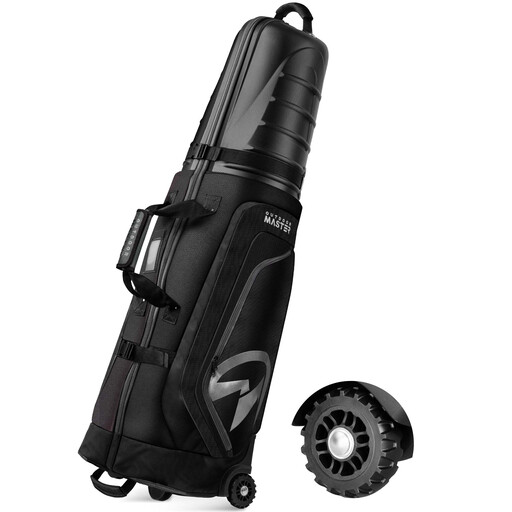 OutdoorMaster Padded Golf Club Travel Bag Half Case with Wheels