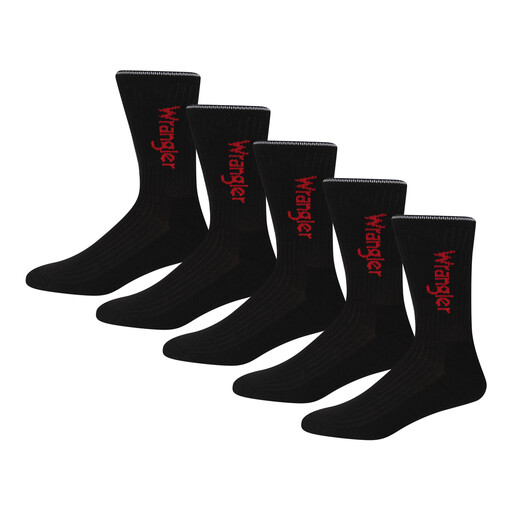 WRANGLER SPORTS SOCKS PAGE BLACK 38 42