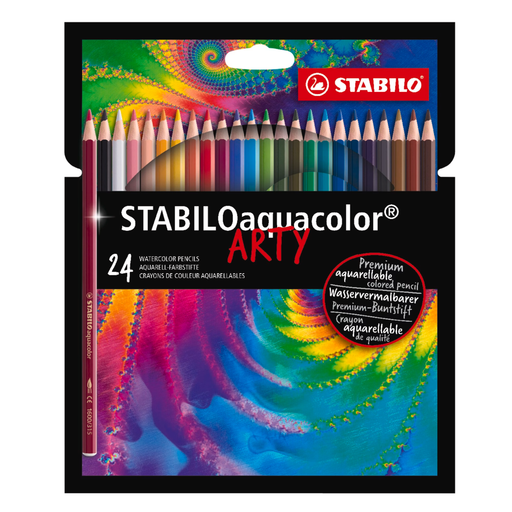 STABILO Aquacolor Arty Line 24-Piece Carton Set