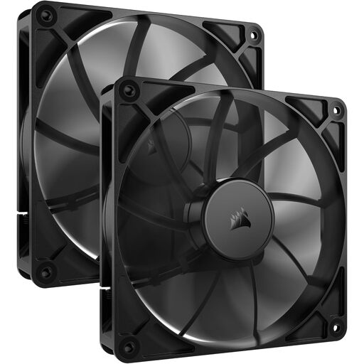 Corsair RS140 Computer Case Fan 14cm Black, 2-Pack