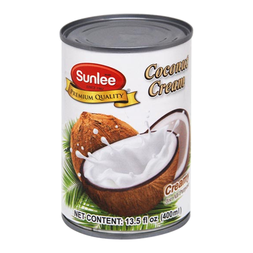 Sunlee Coconut Cream 20-22% White (Easy Open) 400ml