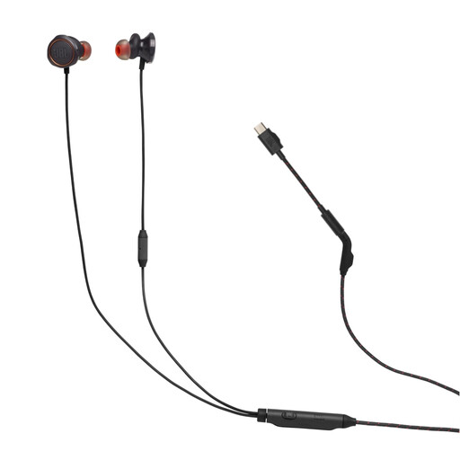 JBL QUANTUM 50 Wired In-Ear Gaming Earphones with USB-C Dongle
