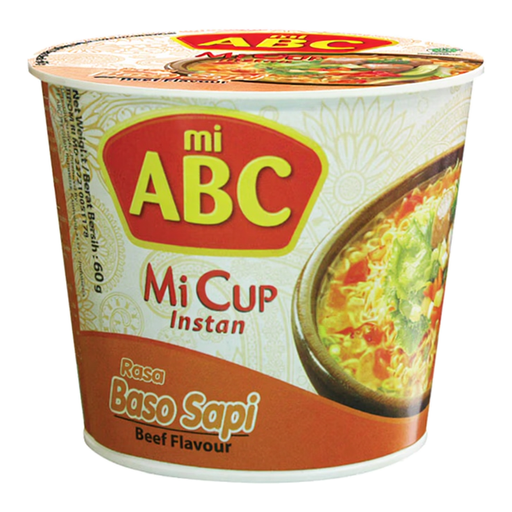 ABC Instant Cup Noodle Beef 60 g