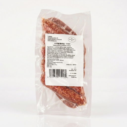 Laweiju Spicy & Numbing Grilled Sausage (Beef) 500g
