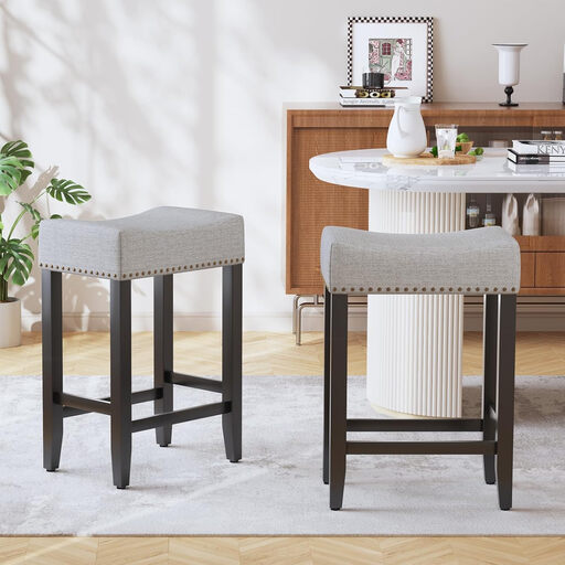 Ckaff Bar Stools, Set of 2 – 65.5 cm Height