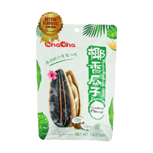 Chacha Coconut-Flavoured Sunflower Seeds Melon Seeds Coconut Flavour 160 g