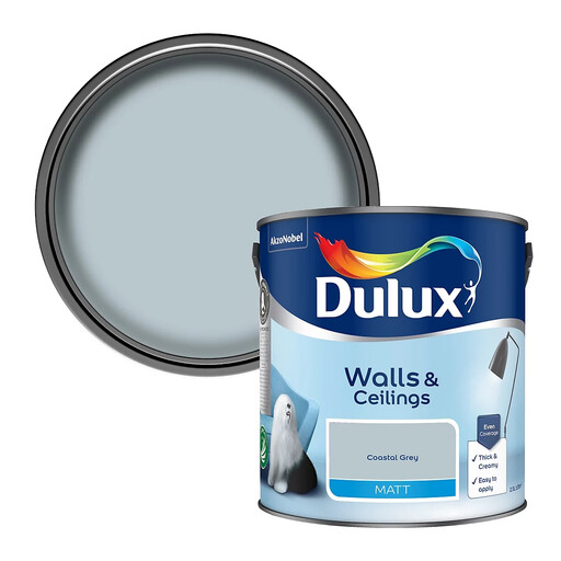 Dulux 哑光乳胶漆 Coastal Grey 2.5L