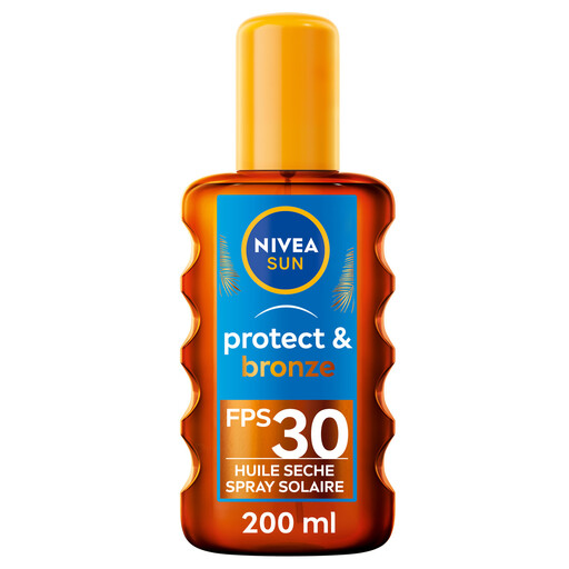 Nivea Sun Protect & Bronze Dry Oil Sunscreen Spray SPF 30