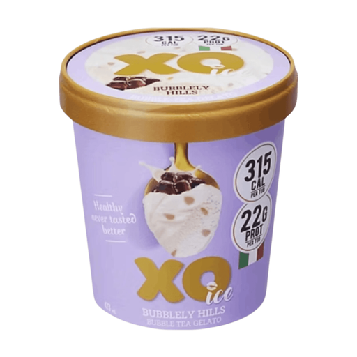 XO ICE Protein Bubble Tea Gelato, 473ml
