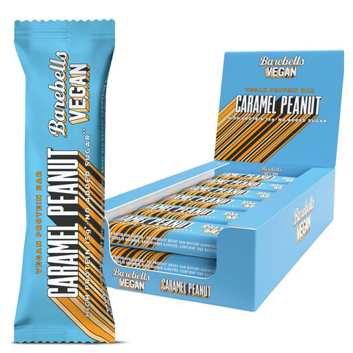 Barebells Vegan Protein Bar Peanut Caramel 12x55g
