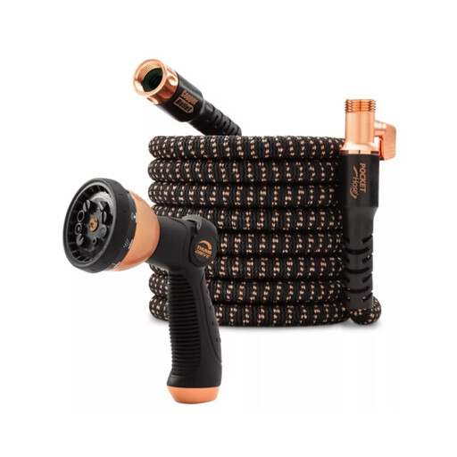 Pocket Hose Copper Bullet Expanding Hosepipe 75ft