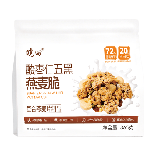 Xiao Tian 红枣五黑燕麦脆 365g