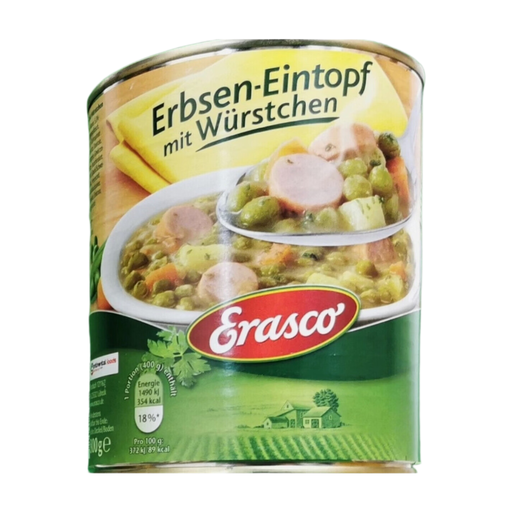 Erasco Hearty Pea Stew with Sausages 800g
