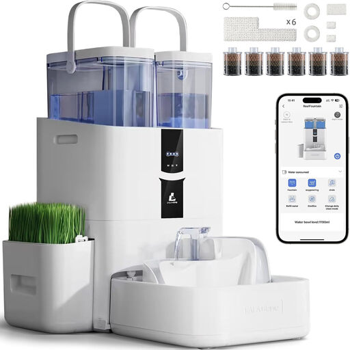 LALAHOME DailyFresh Cat Water Fountain 10L