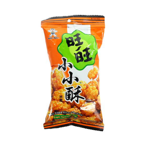 WANT WANT Mini Fried Rice Crackers - Light Spicy Flavor 60g