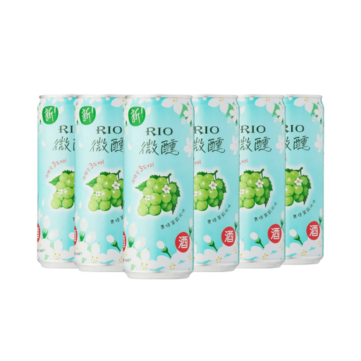 RIO Tipsy Green Grape Jasmine Cocktail 6x330ml