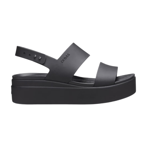Crocs Brooklyn Low Wedge Sandal pour femme noire