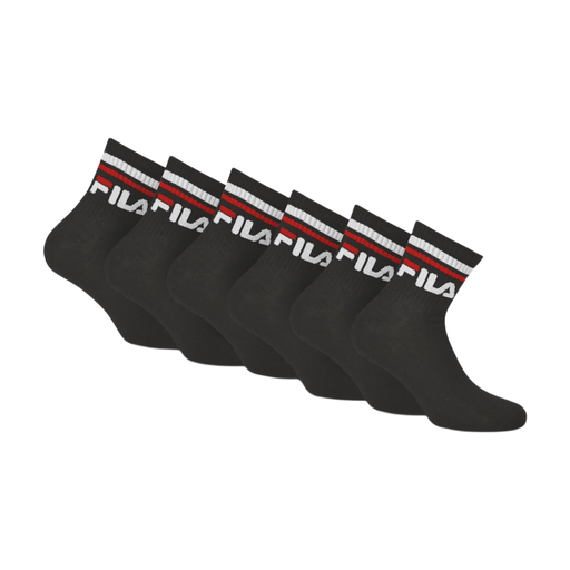 FILA Trainer socks 6-pack Black Size 39-42