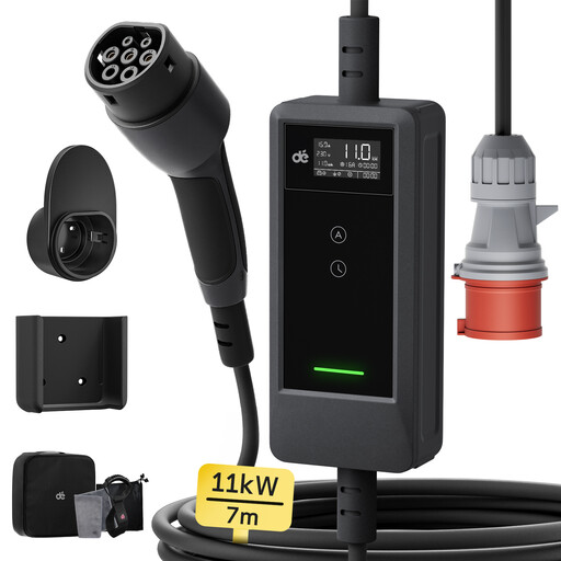 dé Portable EV Charger 11kW mit App