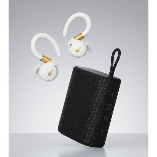 Anker Sport X20 Wireless In-Ear Headset for Calls+MAGINON BS-3 Bluetooth Speaker Black