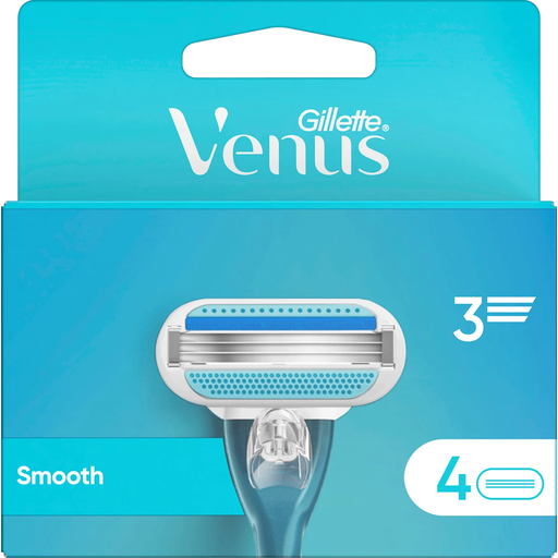 Gillette Venus Smooth Razor Blades 4 Pack