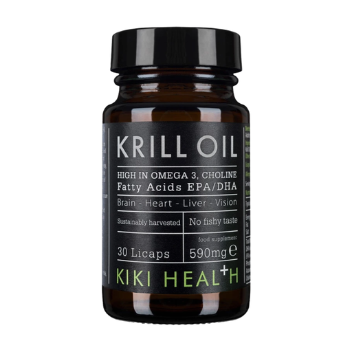 KIKI Health Krill Daily Wellness Support Oil 590mg Liquid Capsules