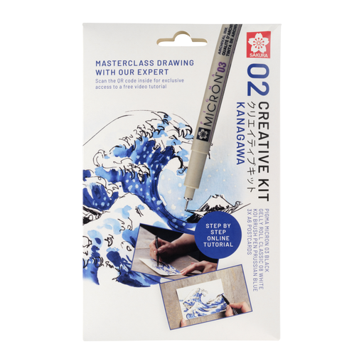 SAKURA Great Wave of Kanagawa Art Kit