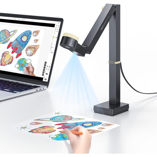 CZUR Fancy S Pro Black 12MP USB Document Camera