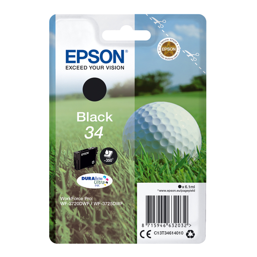 Cartouche d'encre noire standard Epson 34