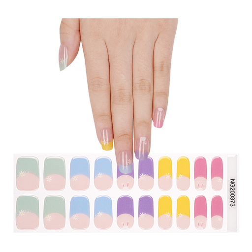Stickers Ongles Gel Effet Métallisé Or Rose MeoMagic