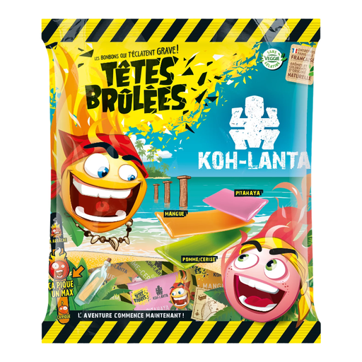 T?TES BR?L?ES Koh-Lanta Extreme Candies 150 g Bag