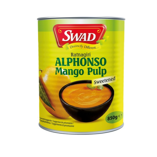 SWAD Alphonso Mango Pulp, Canned, 850 g