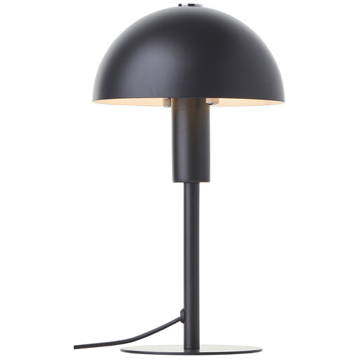 Brilliant Mushroom-Designed Table Lamp, Black