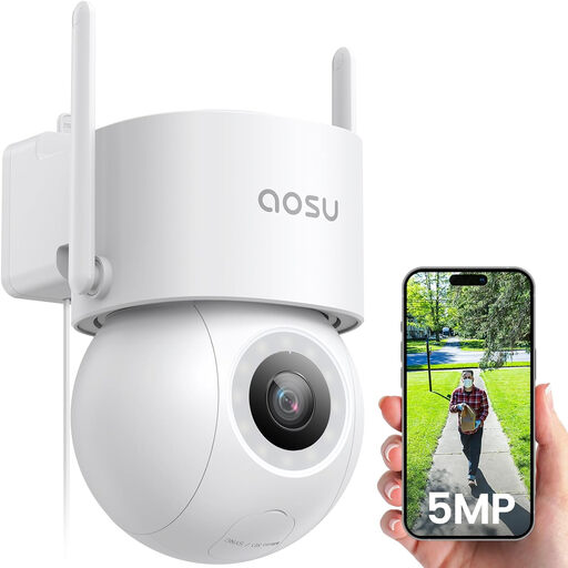 aosu 3K 5MP wired outdoor security camera