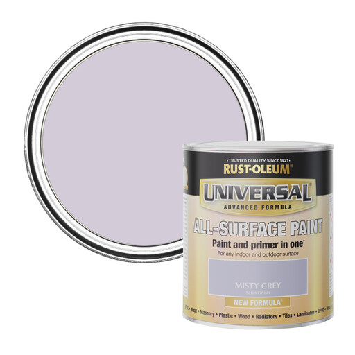 Rust-Oleum 万能多表面漆 缎面 Misty Grey 750ml